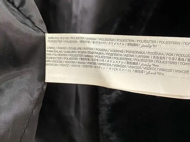 Coffee Shop New York Black Faux Fur Fuzzy Soft Coat Size XL NWT