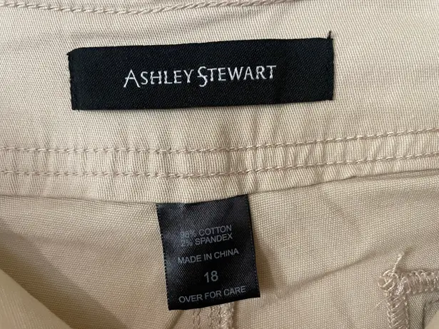 Ashley Stewart Cool Bisque Cuffed Shorts