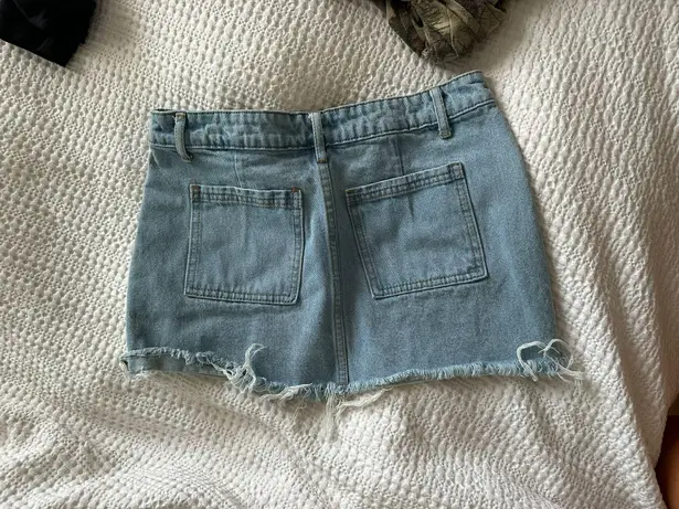 Edikted denim skirt