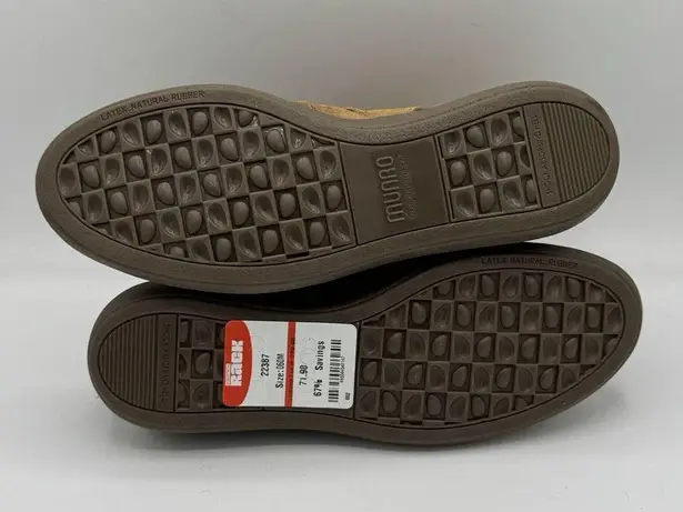 Munro Toasted Sesame Water Resistant Suede Scout Booties Ankle Boots 6M New