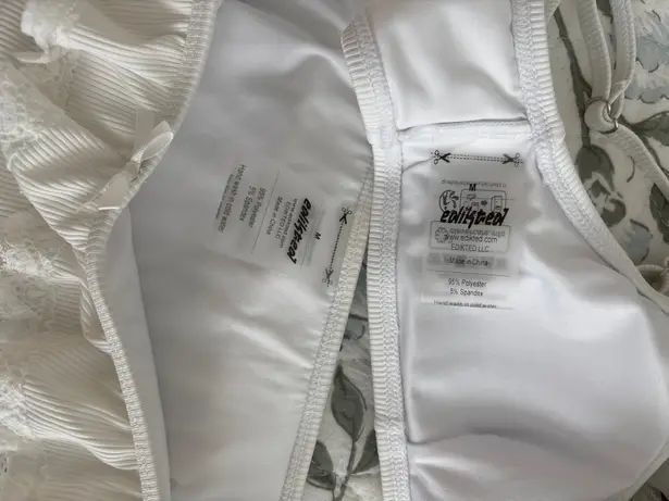 Edikted  Lacey Ruffled Bikini Top and Bottom - Image 6