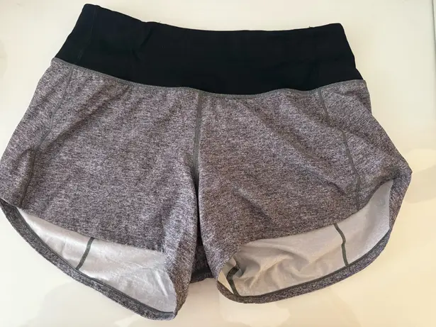 Lululemon  Speed Up Shorts 4” Tall Grey