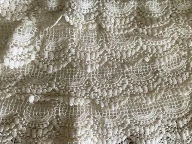 White Lace Shorts Size L