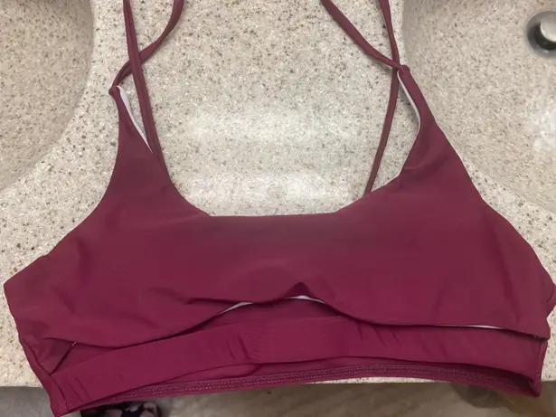 Burgundy Bikini Set Red