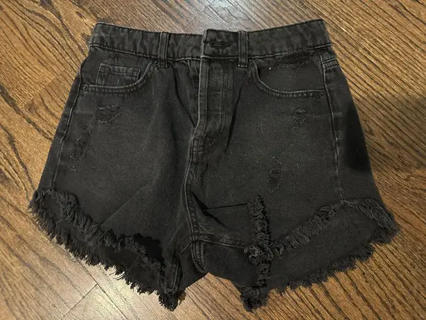 Wild Fable High Rise Black Denim Shorts