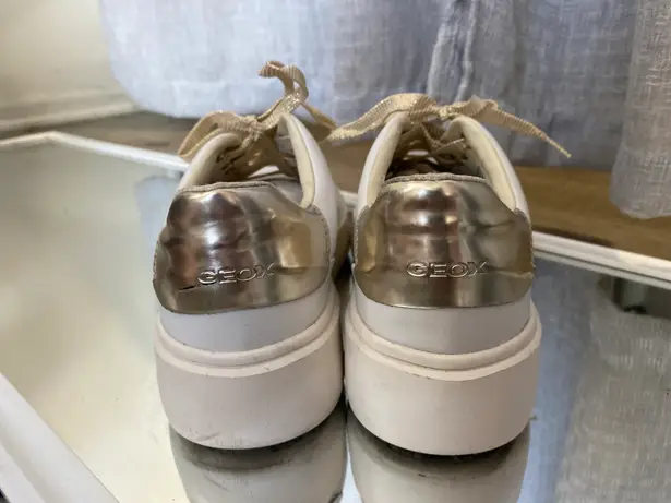 Geox  Leather Platform Sneakers - Image 3