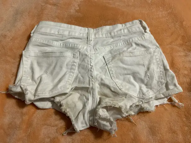 Ocean Drive White jean shorts