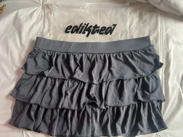 Edikted Aimee Ruffle Mini Skirt