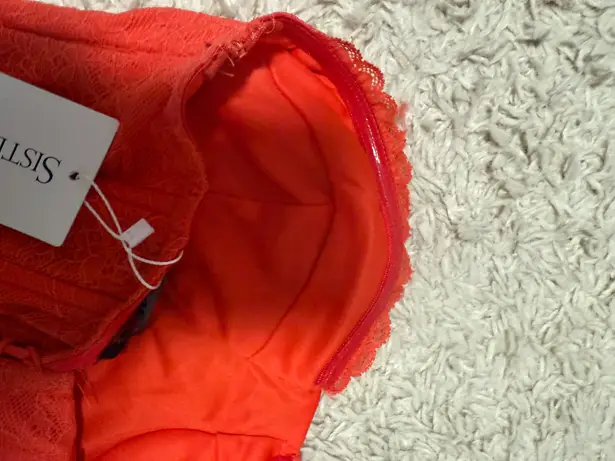 Red/orange hoco dress