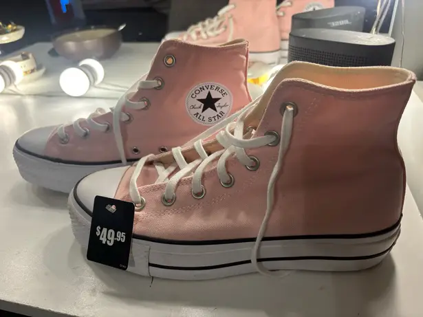 Converse Pink Platform  High-Top - Image 1