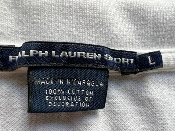 Ralph Lauren Sport | ladies pique polo shirt. Size: