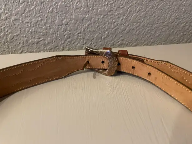 Justin ’s Red Cowhide Belt - Excellent Condition - Made In USA