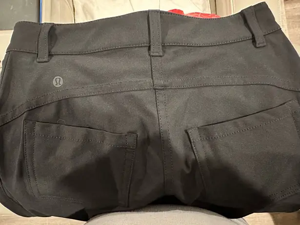 lululemon Size 6 City Sleek 5 Pocket High Rise Black Pants Trouser W5CPNS