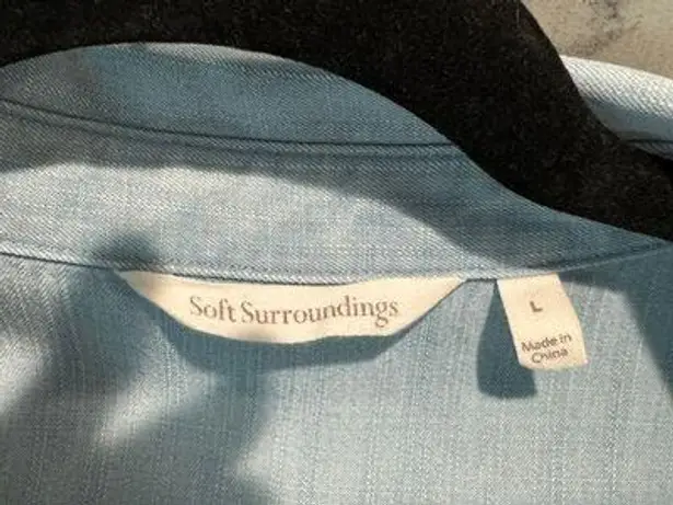 Soft Surroundings Je Veux Tencel Tunic Shirt