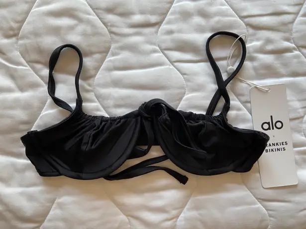 frankie's bikinis Alo x  Benji Top Black 