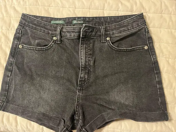 Target Black Denim Shorts