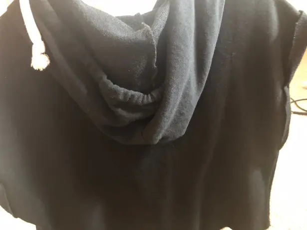 Black Graphic Hoodie Size L