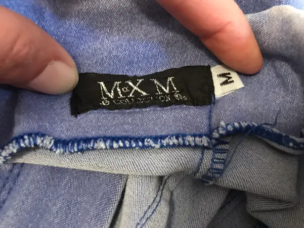 No back pockets High waist skinny jeans size M Blue Size M