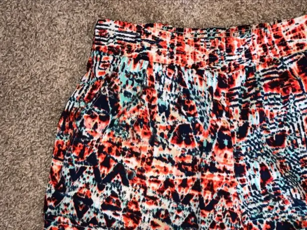 A Byer A. Byer Sz S Adorable Pull On Waist Colorful Shorts