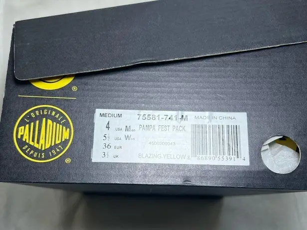 Palladium PAMPA SMILEY FEST BAG BLAZING YELLOW - 5.5