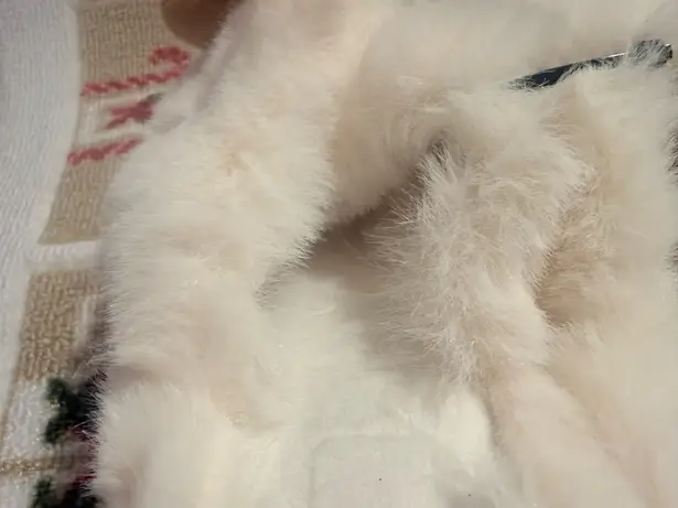 women's white fuzzy reindeer slip - Image 15