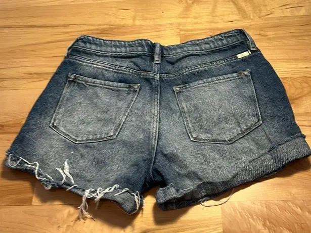 KanCan Button up cutoff distressed jeans shorts