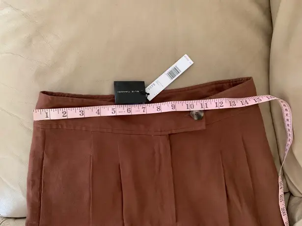 Elie Tahari Linen Blend Wide Leg Pants