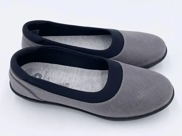 Cloudsteppers by Clarks Women's Ayla Pure Closed Toe Loafers Flats Size 6.5 Grey Gray
