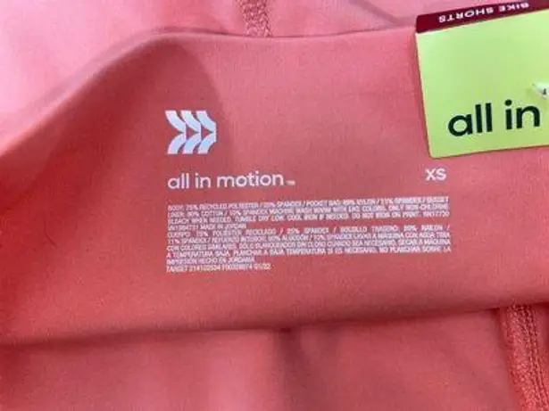 All In Motion NWT  Brushed Sculpt High-Rise Bike Shorts in Rose Pink