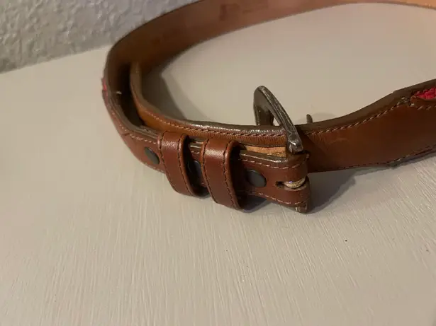 Justin ’s Red Cowhide Belt - Excellent Condition - Made In USA