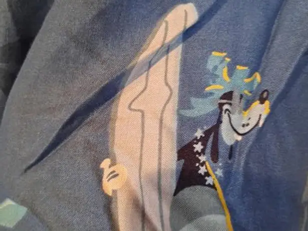 Disney Characters Blue Button Up Hawaiian Shirt Size XL