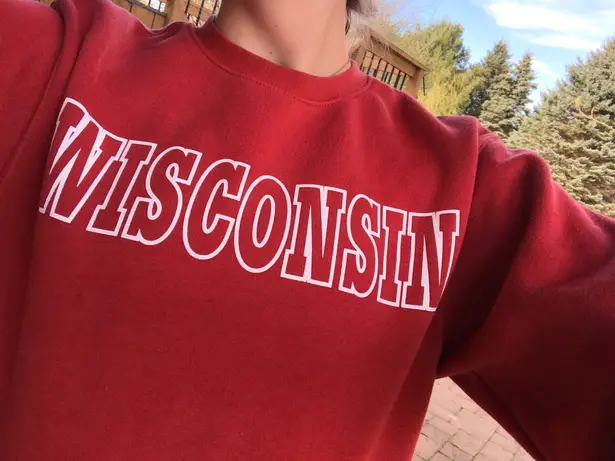 Jansport Wisconsin Badger Crew Neck