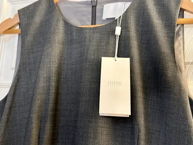 Hugo Boss NWT Women's Dibena Colorblock Stretch Wool Sheath Dress - 4