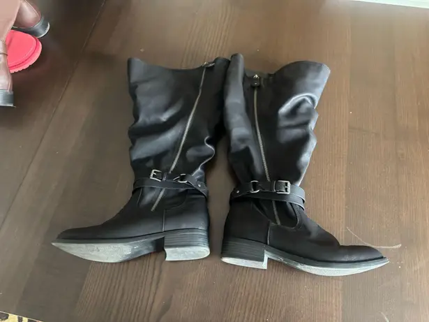 Black wide calf knee - Image 1