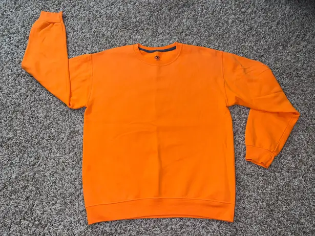 Athletic Works Orange Crewneck