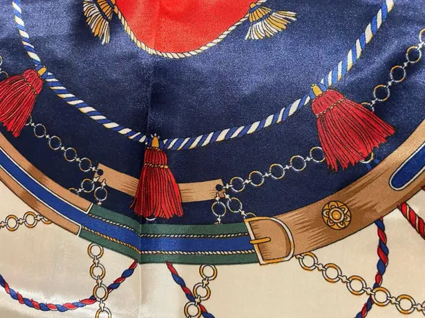 Vintage Regal Carriage&Horse EQUESTRIAN oversized square Silk Scarf 35/35