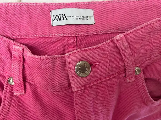 ZARA Pink Mom Jeans