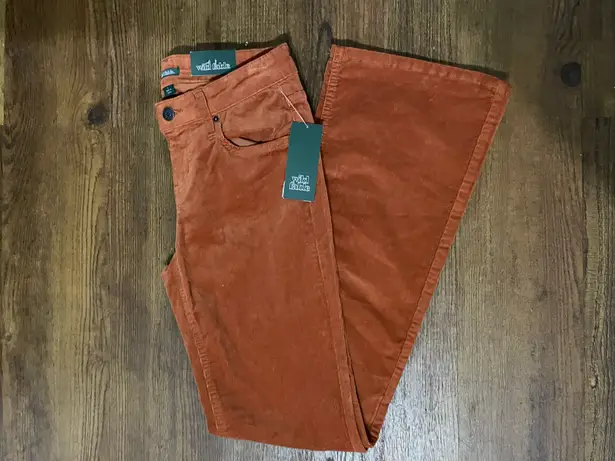 Wild Fable Low Rise Flare Orange Jeans