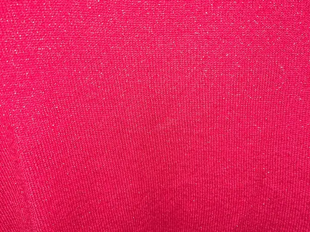 Jaclyn Smith  Red Metallic Sweater Size Large‎ - Image 2