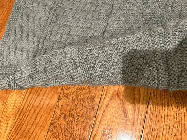 Vintage Olive green large Mix pattern textured hand