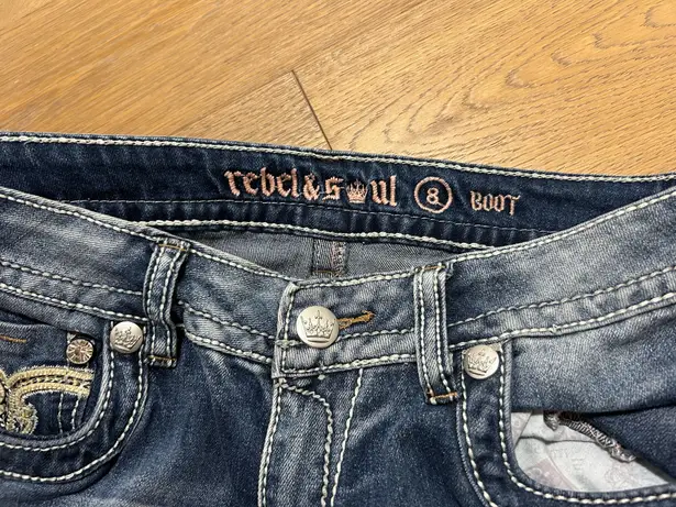 Size 8 Rebel and Soul bootcut fashion jeans Blue