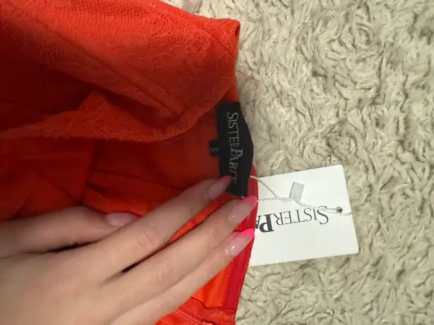 Red/orange hoco dress