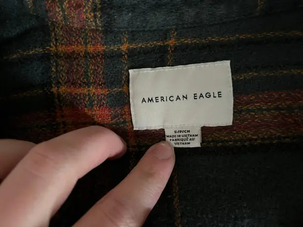 American Eagle Outfitters Cropped Flannel