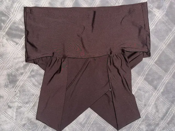 SheIn Women's Crisscross Cut Out Halter Wrap Crop Top Solid Cami Tank Tops L - Image 6