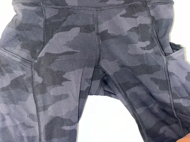 Lululemon 25 inch align black camo leggings with pockets size 2