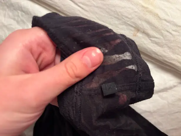 Lululemon  black swirl design crop tank