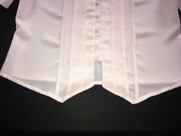 Laura Ashley Vintage Semi Cropped Boho Top