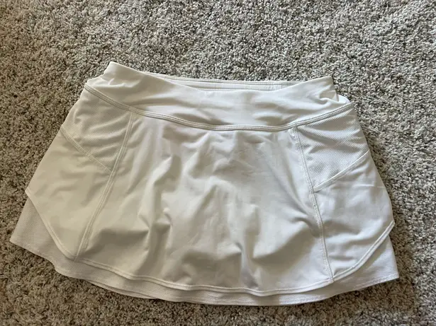 Athleta White Athletic Skirt