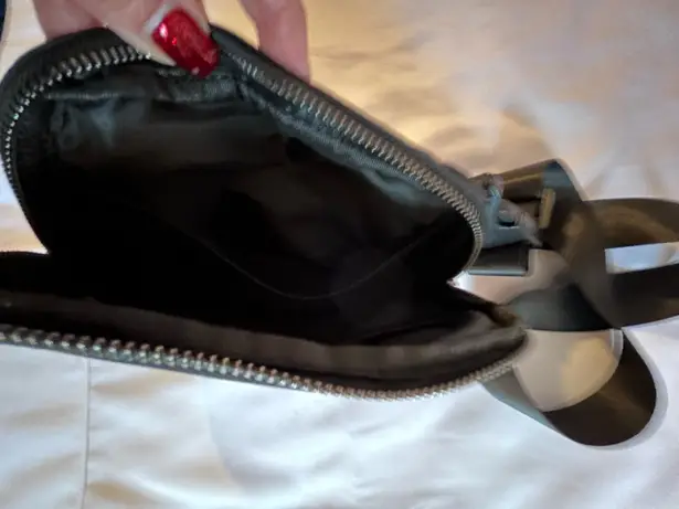 Black Nylon Belt Bag