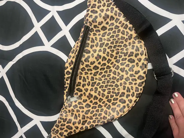 Leopard Print Belt Bag Brown